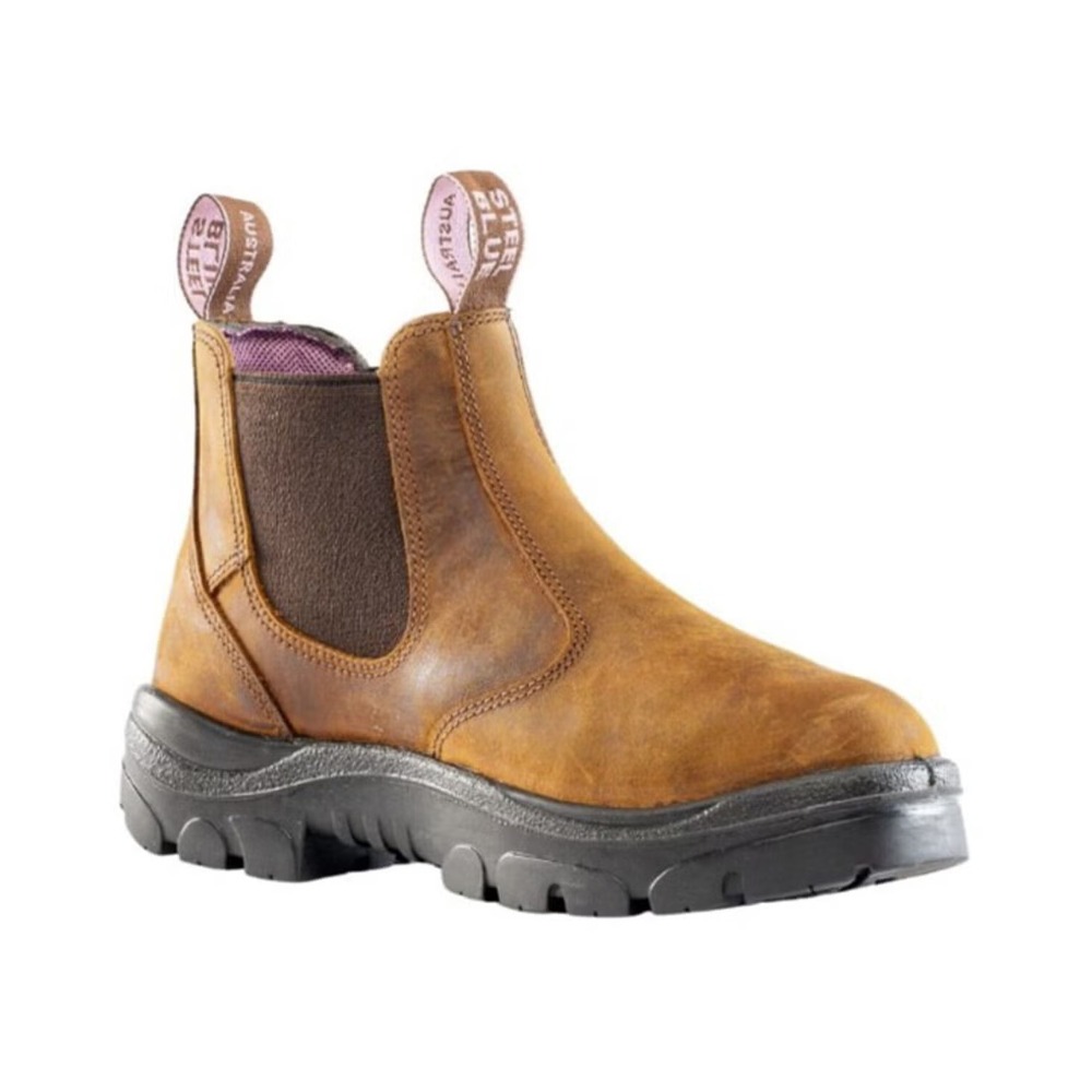 Steel Blue® (Women's 8) Hobart™ PR Met-Guard Pull-On Steel-Toe Work Boots - $220
